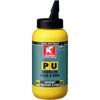 Griffon Professional 6313556 Konstruktie Bruislijm D4 - Bruin (Transparant) - Flacon - 750gr