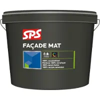 SPS Facade Mat Muurverf - Op Kleur Gemengd - 4L