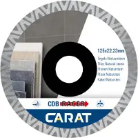 Carat Diamantzaag | Tegels / Natuursteen Brilliant | Ø125X22.23Mm | CDB RACER / CDBM RACER - CDBM125300
