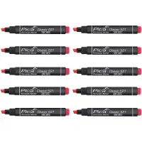 Carton 10st 521/40 - Permanent Marker - Waterbestendig - Rood