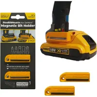 StealthMounts Bithouder voor DeWalt | Geel | 2 stuks - BH-DW-YLW-2