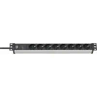 Brennenstuhl Alu-Line 19" overspanningsbeveiliging 19.500 A 8-voudig 2m H05VV-F3G1,5