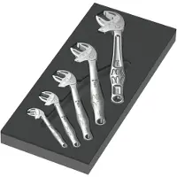 Wera Joker 05 150122 001 - 9732 5-delige Steeksleutelset In Schuimstof Inleg