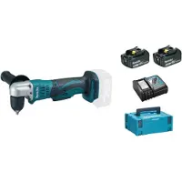 Makita DDA351RFJ 18V Li-Ion Accu Haakse Boor-/schroefmachine Set (2x 3.0Ah Accu) In Mbox