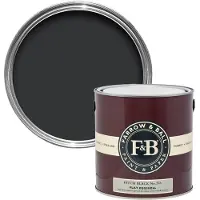 Farrow & Ball Flat Eggshell Pitch Black No.256 - 2,5L