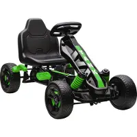 AIYAPLAY -Pedaal Go Kart-100x59x60.5cm-Kunststof-Groen