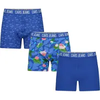 Cars boxershort - blauw (set van 3) Jongens Stretchkatoen All over print - maat 140