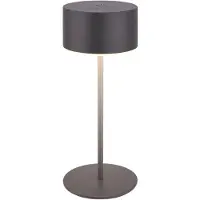Briloner Kira - Oplaadbare Tafellamp - dimbaar - antraciet - Ø7.5 x 19cm