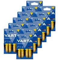 Varta Longlife AA / MN1500 / LR06 Alkaline Batterij 48 stuks