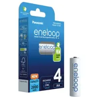 Eneloop Panasonic Oplaadbare AA / HR6 Ni-Mh Batterijen (4 stuks, 2000 mAh)