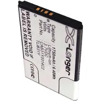 123accu Alcatel TLiB31Y / CAB31Y0014C2 accu (1750 mAh, huismerk)