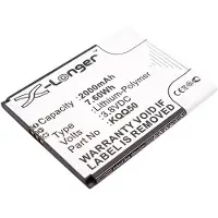 123accu Kazam KQQ50 / 5834003660 / KQQ50-XJFBF001172S accu (2000 mAh, huismerk)