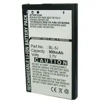 Cameron Sino Nokia BL-5J accu (900 mAh, huismerk)