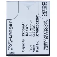 123accu Blu C766205220T accu (2200 mAh, huismerk)