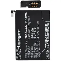 123accu OPPO BLP579 accu (2000 mAh, huismerk)