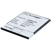 123accu Wiko 5222 accu (2000 mAh, huismerk)