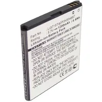 123accu ZTE Li3715T42P3h504857 accu (1200 mAh, huismerk)