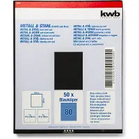 Kwb Schuurvel K80 230mm x 280mm metaal & staal (50 vels, )
