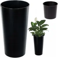 Lamela Lilia Pot Zwart Hoogglans 25x47cm met Inzetstuk