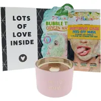 7th Heaven Verjaardag met Chocolade - Maskers - Kaars Cadeauset – Luxe Verzorgingsset | Wellness Giftbox | Verwen Cadeaupakket voor Iedereen