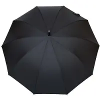 Parasol Automatische XL paraplu heren, zwart, windbestendig, 94 cm