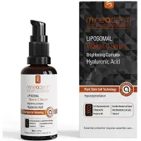 Mineaderm Liposomal Vitamin C Serum High Dose – 5% Ethyl Ascorbic Acid & Hyaluronic Acid Complex – Anti-Aging Serum Against Wrinkles, Pigment Spots, Acne Scars – Moisturizing & Firming 30 ml