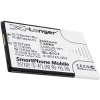 123accu koobee BL-61CT accu (2000 mAh, huismerk)