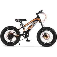 Velo Urban 18 Inch Kinder Mountainbike – 7-speed Shimano – Schijfremmen – Oranje & Zwart