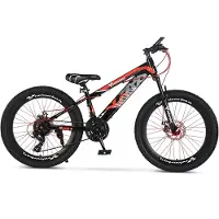 Velo Urban 24 Inch Kinder Mountainbike – 21-speed Shimano – Schijfremmen – Rood & Zwart