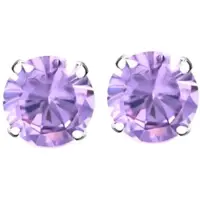 Charme Bijoux Magneet Oorbellen paars lila 8 mm