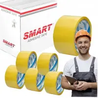 Smart Gele Pakkingstape 48mm x 50m - 36 Rollen - Sterke Acryllijm