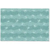 MuchoWow Deurmat 60x40 cm - Droogloopmat Zee - Dieren - Blauwe krab - Blauw - Mat voor binnen - Schoonloopmat - Deurmatten met print - Inloopmat
