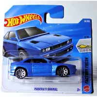 Hot Wheels MASERATI SHAMAL METALIC BLUE 16/250 HW FACTORY FRESCH 2/5 SHORT CARD 2026