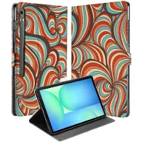 B2Ctelecom Samsung Galaxy Tab S10 FE Plus Tablet Hoesje Retro met Standaard