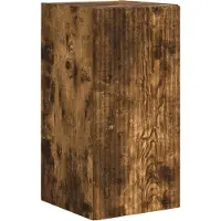 vidaXL TV Wandkast 30 x 31 x 60 cm Rook Eiken Bewerkt hout
