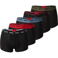 HUGO Boxershorts opaal / olijfgroen / rood / zwart