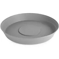 Garronda Ronde Bloempot Onderzetter – 1 stuk – Grijs - ⌀ 34cm H=5cm - GD-NIC-Girona96