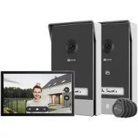 Ezviz Videofoon Kit HP7 2 ingangen Zwart en Grijs