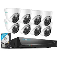 Reolink NVS16-12MD8, 12MP PoE beveiligingskit met slimme detectie