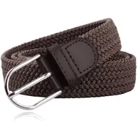 LGT JWLS Herencanvasriem - Elastisch, Bruin-100cm