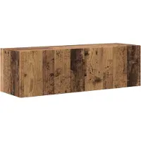vidaXL TV Wandkast 98 x 31 x 29,5 cm Oud Hout Bewerkt hout