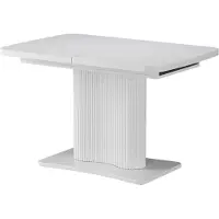 Vicco Eettafel Fenaro, Wit, 120-160 x 80 cm uitschuifbaar