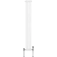 MonsterShop Traditionele 2-kolomsradiator - 1800 x 202 mm - Wit