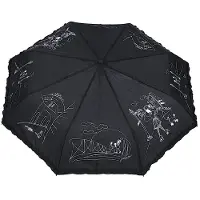 Parasol Paryzyanka Parapluie Dames - Windbestenig tot 80 km/u - Zwart/Wit