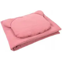 Kerstin Muslin Dekentje 50x75 cm Premium met Mutsje - Zacht & Ademend