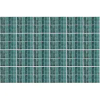 Wallfluent Tegelstickers - Zee Glazuur Stickers Voor Tegels - Set van 24 stuks 15 x 15 cm - Turkoois Keuken Tegelstickers - Texturen Badkamer Tegelstickers