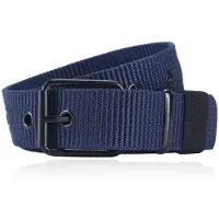 LGT JWLS Gepereforeerde Canvas Riem in Blauw - Heren-110cm