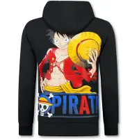 Top Star Oversized hoodie met capuchon one piece pirata print