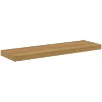 vidaXL Wandplank Muurmontage Bruin 90 x 23,5 x 3,8 cm Bewerkt hout