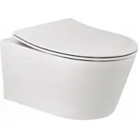 Boss & Wessing Wandcloset BWS Calitri Urb.y 52 cm Rimfree Mat Wit